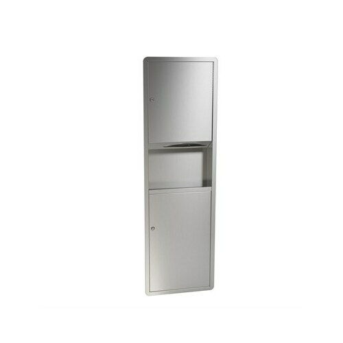 Bradley 235-110000 Towel/Waste,4.9 Gal, Surface Mount